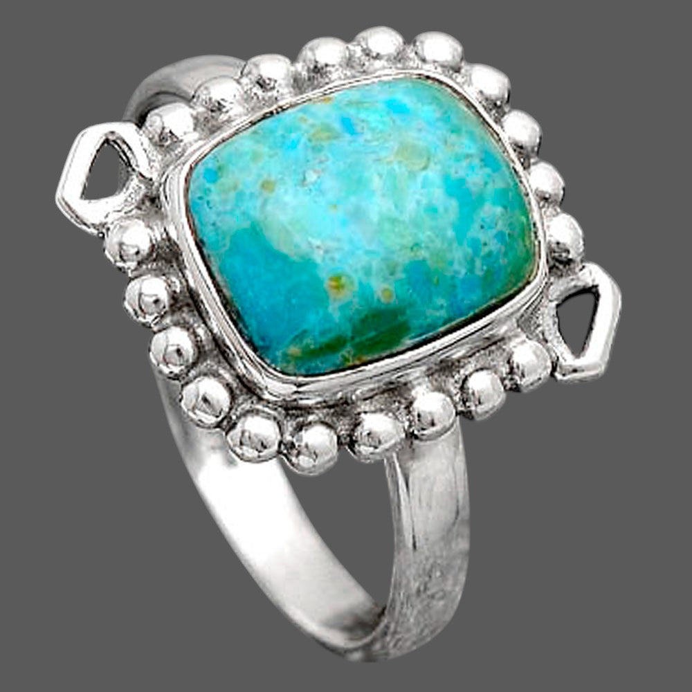 Natural Peruvian Opalina Ring size-9 R-1071 SDR246477