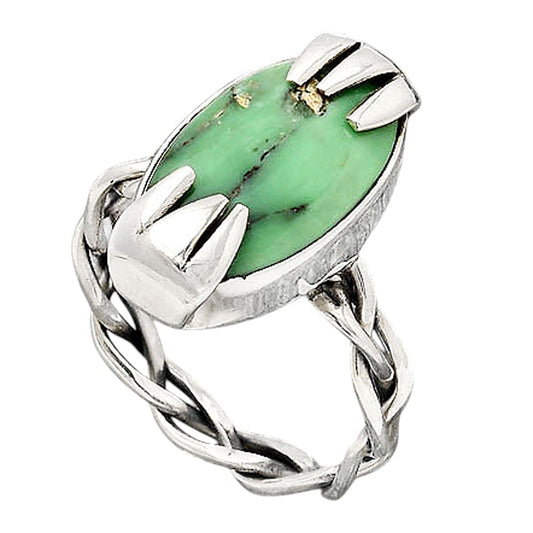 Natural Australian Variscite Ring size-8 R-1650 SDR246603