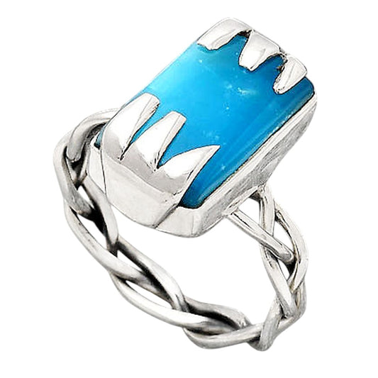 Natural Smithsonite Ring size-7.5 R-1650 SDR246617