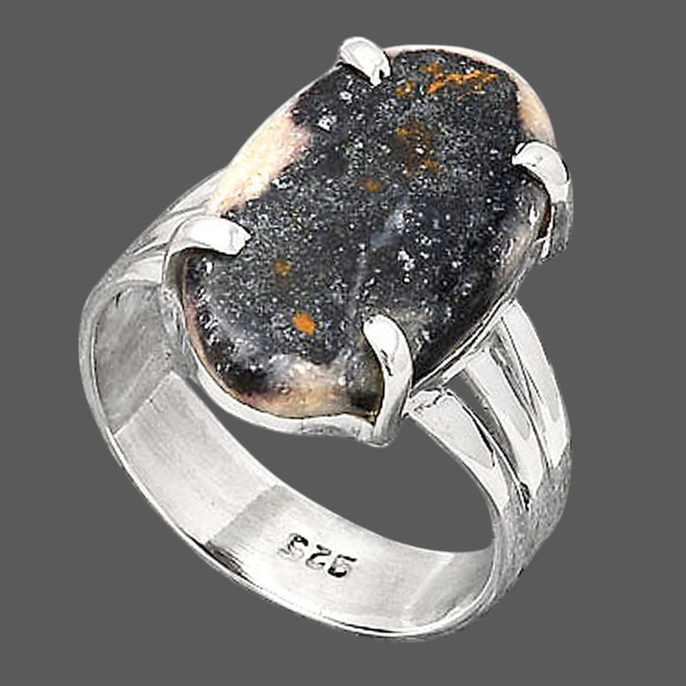 Natural Indian Blanket Jasper Ring size-7.5 R-1019 SDR246629