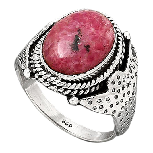 Natural Rhodonite Ring size-8 R-1651 SDR246637