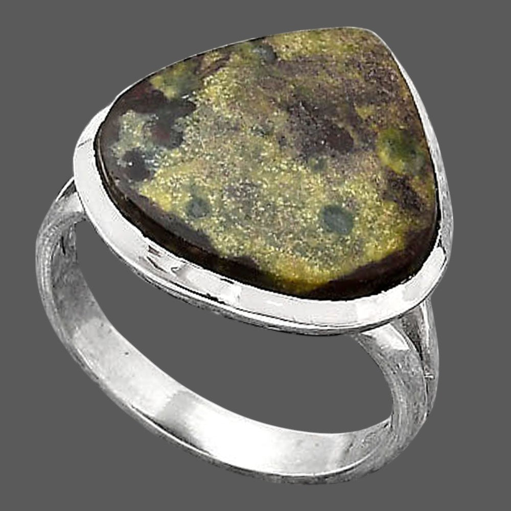Dragon Blood Stone - South Africa Ring size-7 R-1005 SDR246758