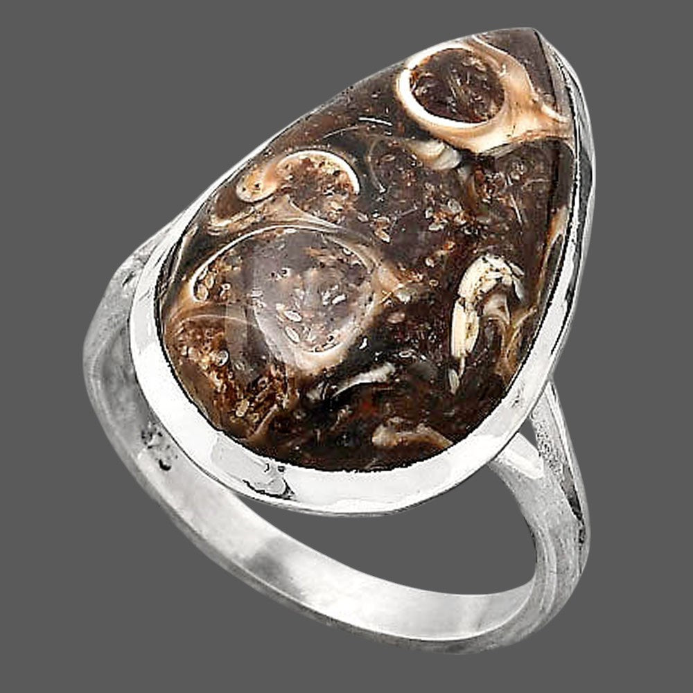 Natural Turtella Jasper - USA Ring size-9 R-1005 SDR246836