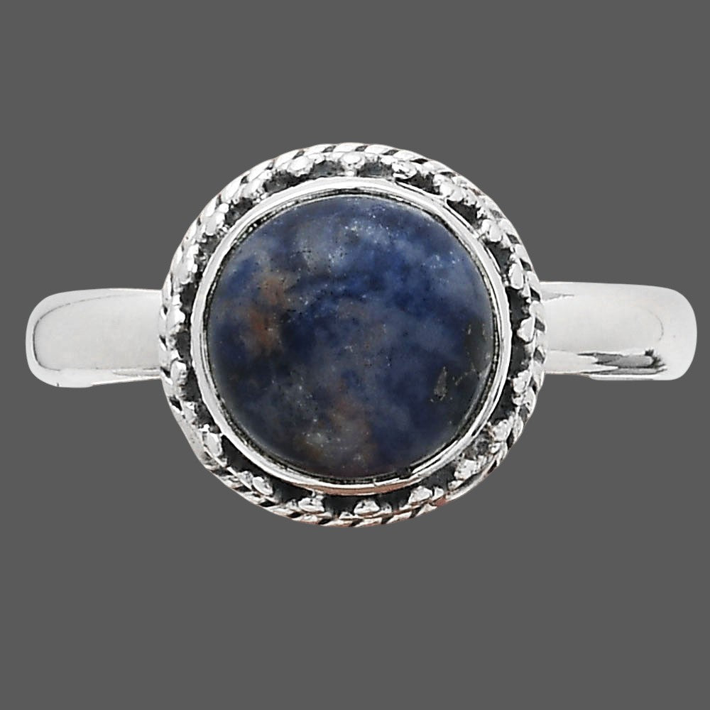 Natural Sodalite Ring size-8.5 R-1262 SDR247051