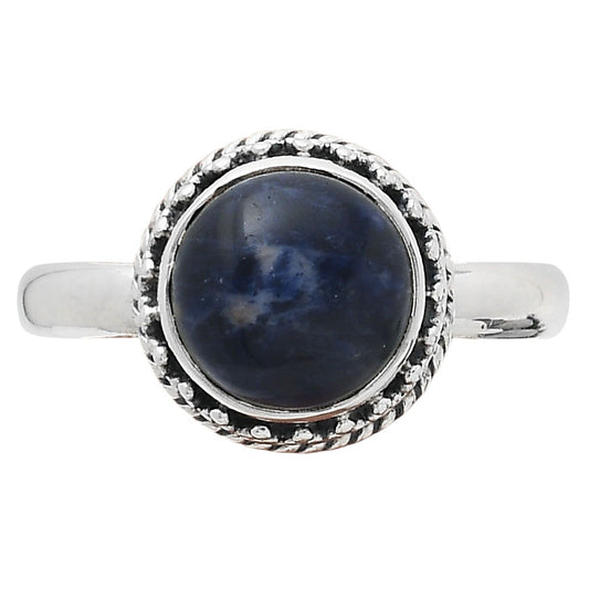 Natural Sodalite Ring size-9 R-1196 SDR247055