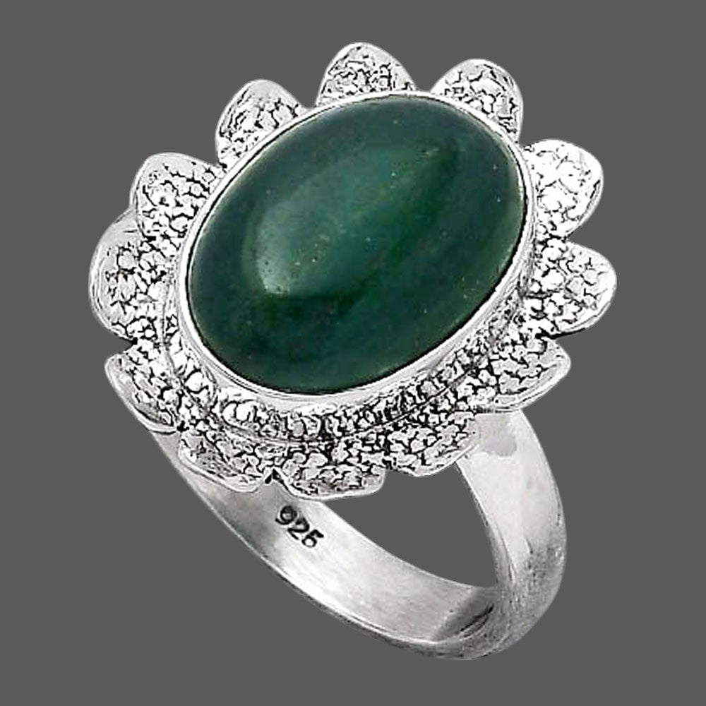 Natural Green Aventurine Ring size-8.5 R-1241 SDR247149