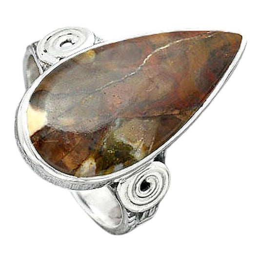 Natural Purple Cow Jasper Ring size-6.5 R-1315 SDR247216