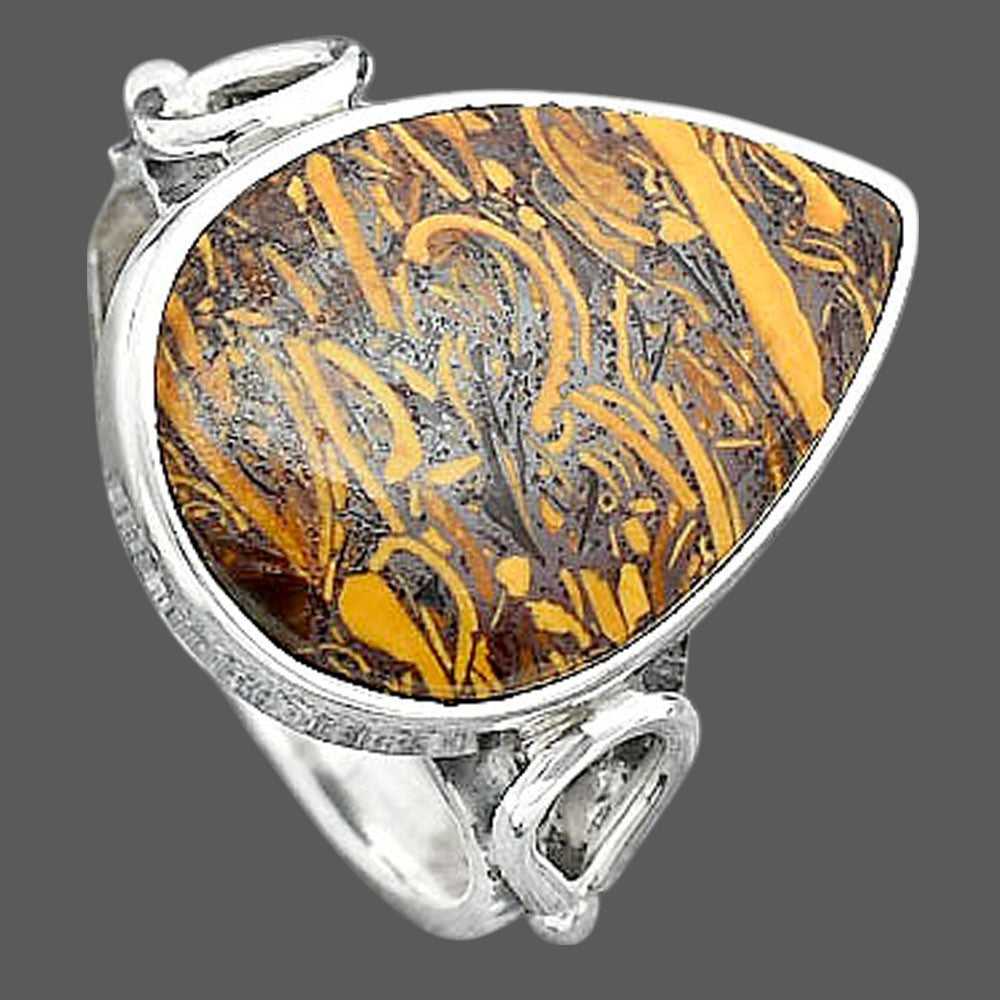 Coquina Fossil Jasper - India Ring size-6.5 R-1224 SDR247222