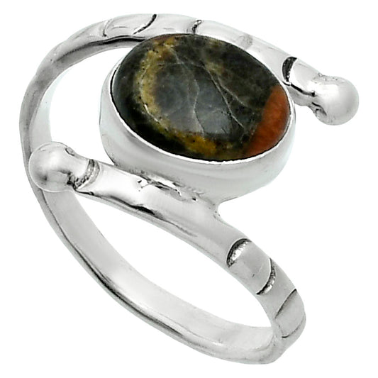 Natural Peanut Obsidian Ring size-8 R-1546 SDR247378