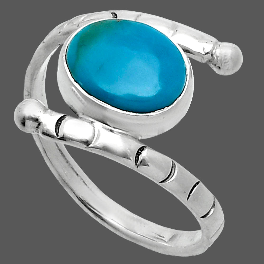 Natural Peruvian Opalina Ring size-8 R-1546 SDR247404