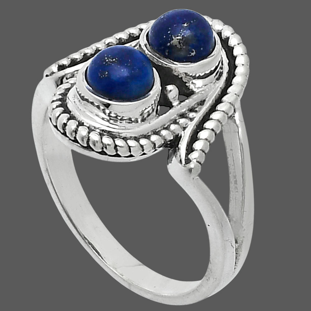 Natural Lapis Lazuli - Afghanistan Ring size-7.5 R-1027 SDR247793