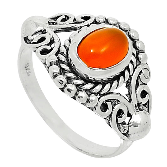 Natural Carnelian Ring size-6 R-1358 SDR247830