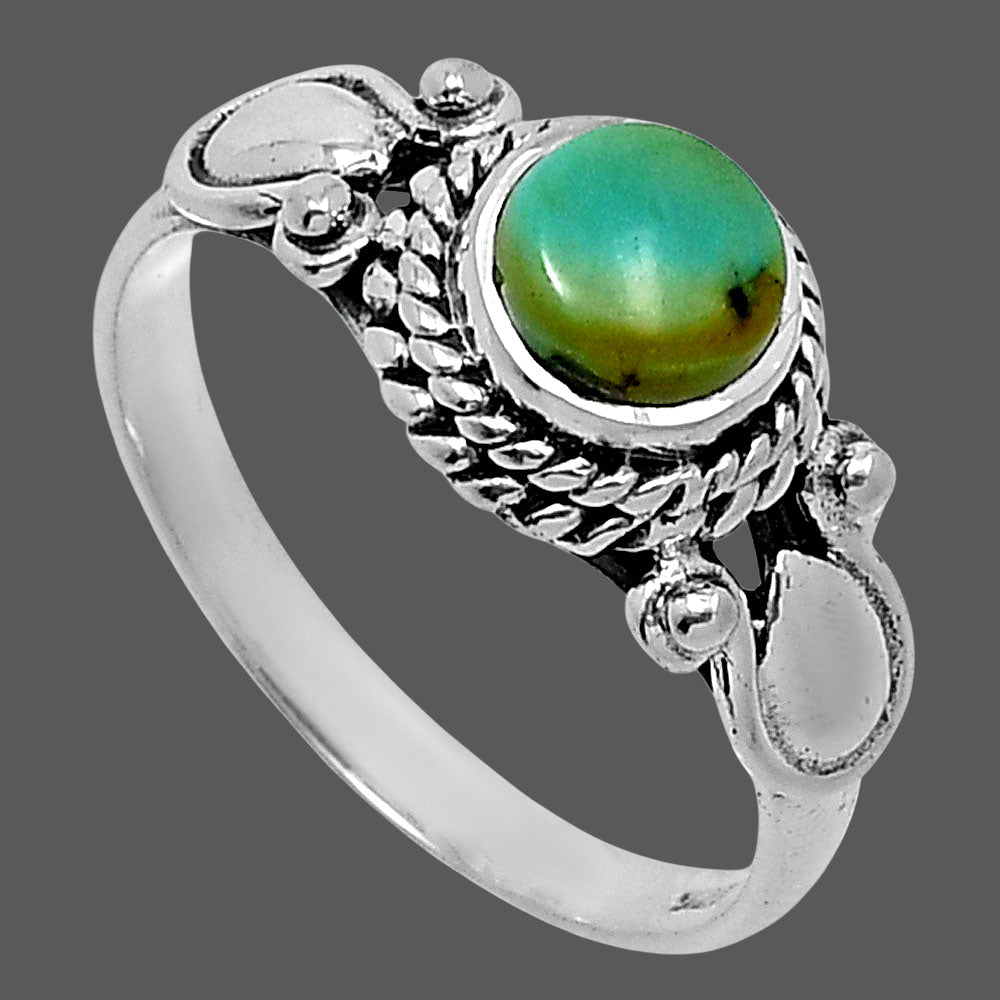 Natural Rare Turquoise Nevada Aztec Mt Ring size-8 R-1345 SDR247922