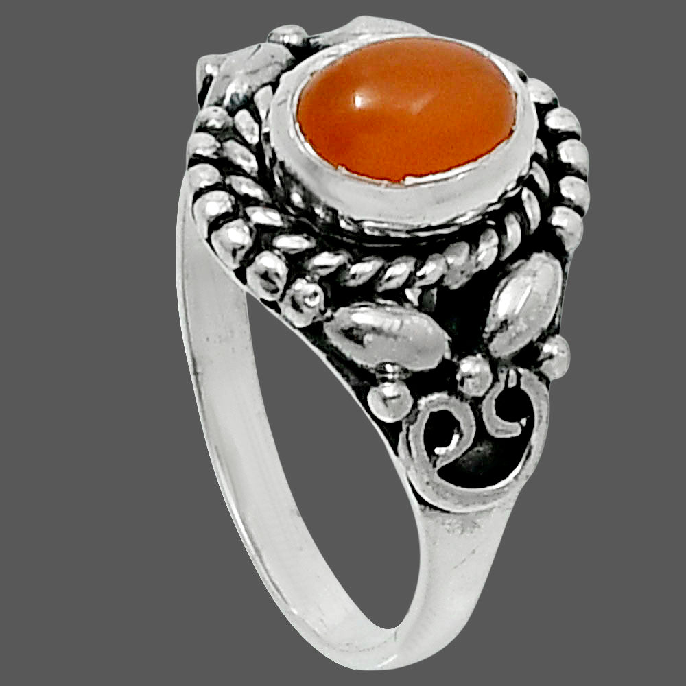 Natural Peach Moonstone Ring size-6 R-1286 SDR248223