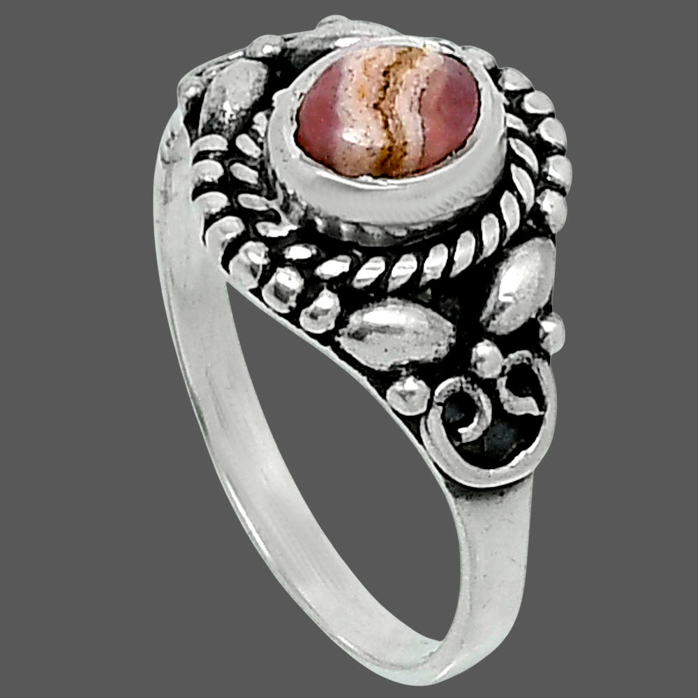 Natural Rhodochrosite Argentina Ring size-8.5 R-1286 SDR248244