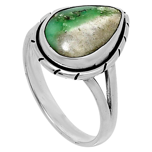 Natural Utah Variscite Ring size-9 R-1012 SDR248340