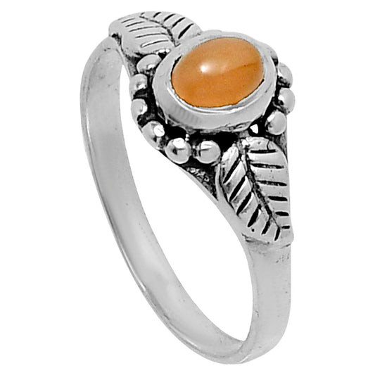 Natural Peach Moonstone Ring size-8 R-1404 SDR248379