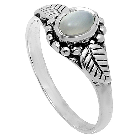 Natural Srilankan Moonstone Ring size-8.5 R-1404 SDR248389