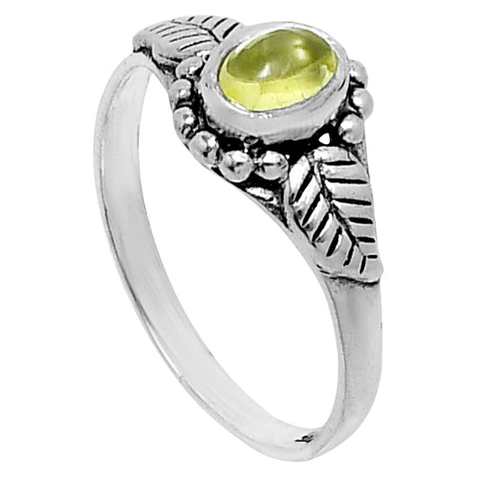 Natural Lemon Quartz Ring size-8.5 R-1404 SDR248434