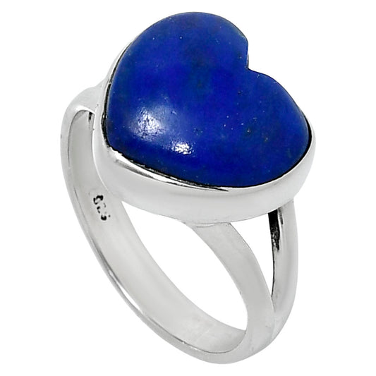 Heart Lapis Lazuli - Afghanistan Ring size-7 R-1073 SDR248936
