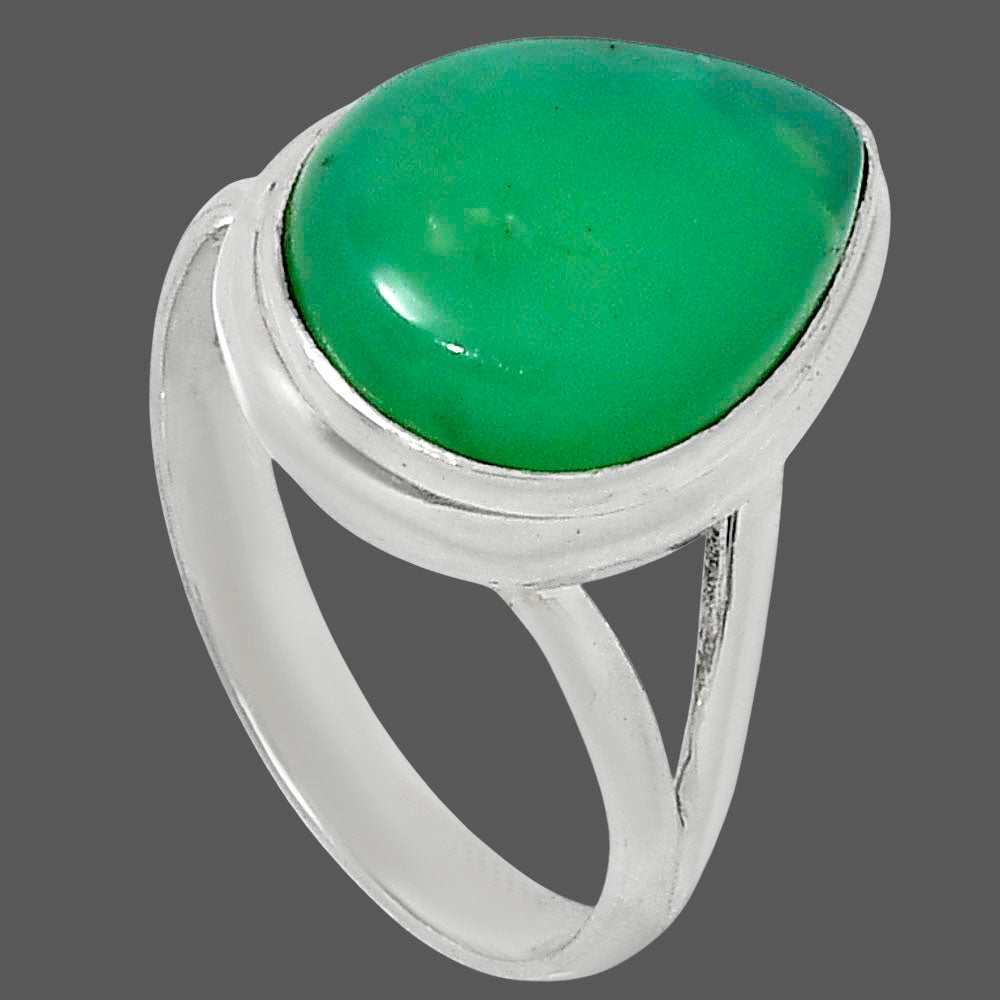 Natural Chrysoprase - Australia Ring size-10 R-1008 SDR248959