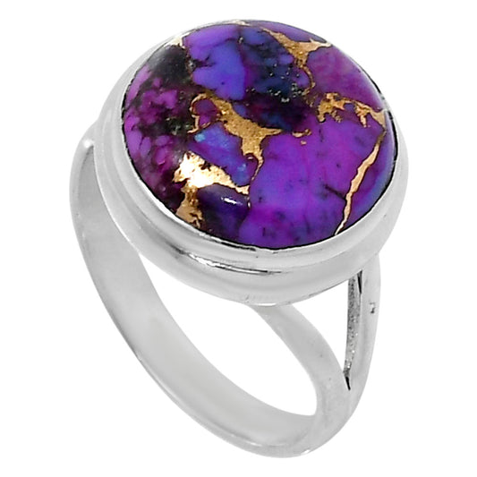 Copper Purple Turquoise - Arizona Ring size-8 R-1008 SDR249008