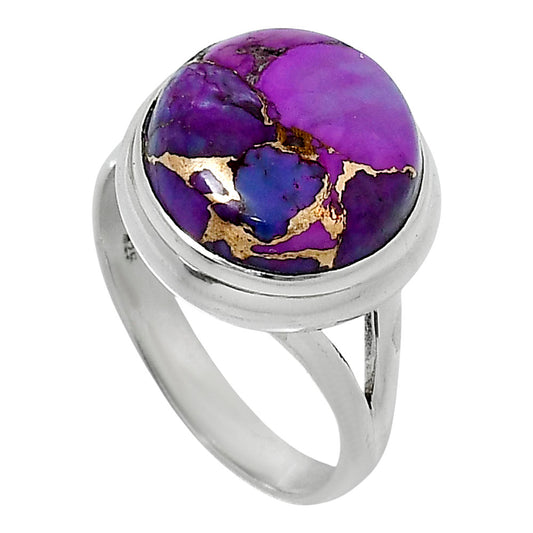 Copper Purple Turquoise - Arizona Ring size-9 R-1008 SDR249018