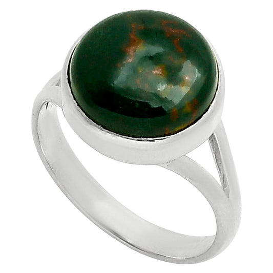 Natural Blood Stone - India Ring size-9 R-1005 SDR249101