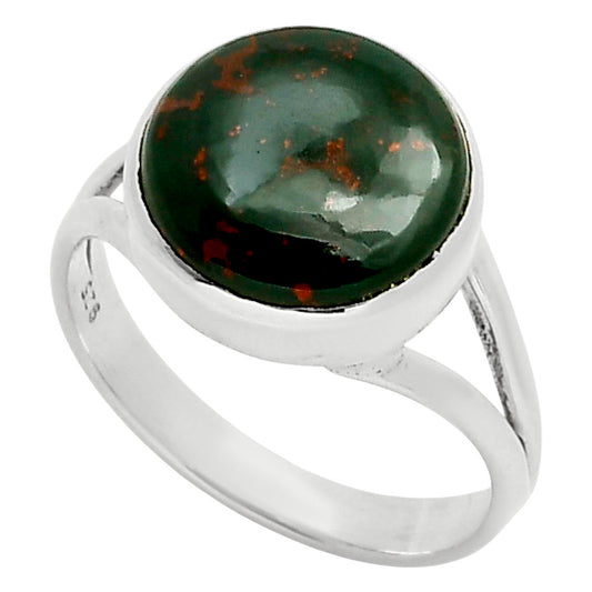 Natural Blood Stone - India Ring size-9 R-1005 SDR249111