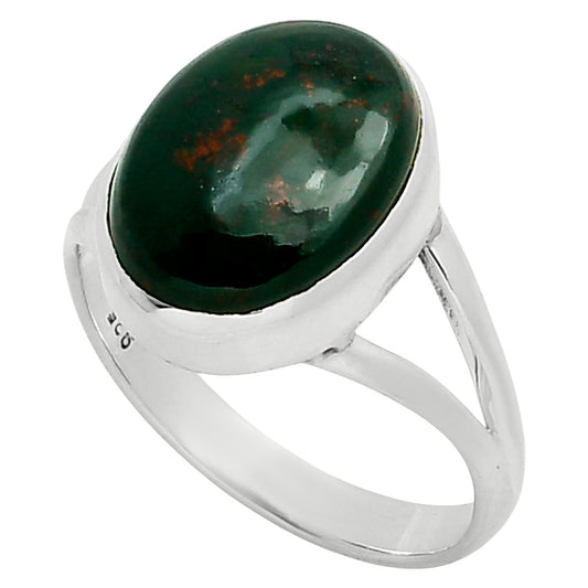Natural Blood Stone - India Ring size-9 R-1005 SDR249120