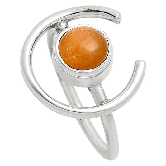 Natural Sunstone - Namibia Ring size-7 R-1036 SDR249245