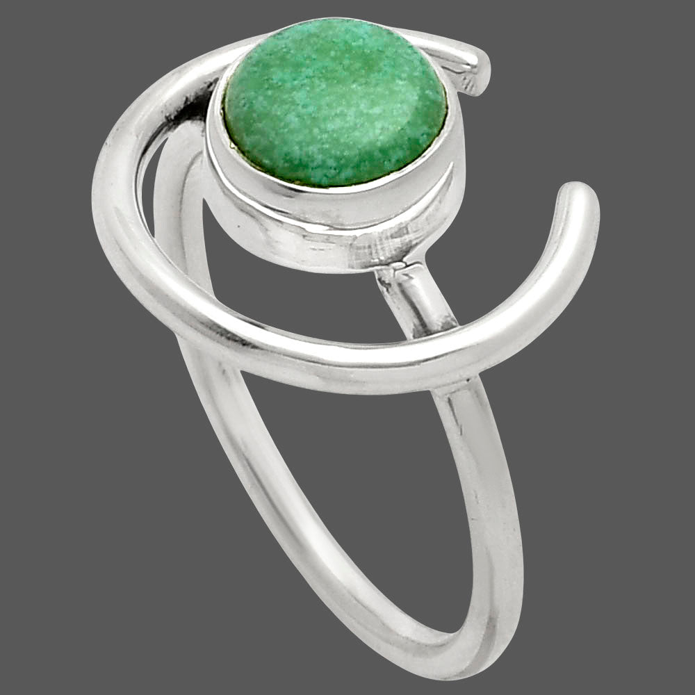 Natural Turquoise Nevada Aztec Mt Ring size-8 R-1036 SDR249278