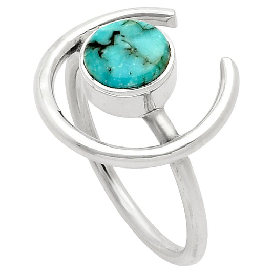 Lucky Charm Tibetan Turquoise Ring size-7 R-1036 SDR249298