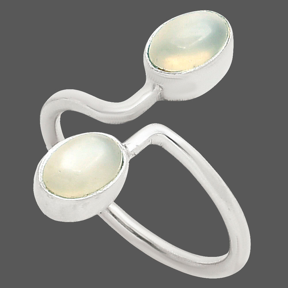 Adjustable - Srilankan Moonstone Ring size-7.5 R-1587 SDR249360