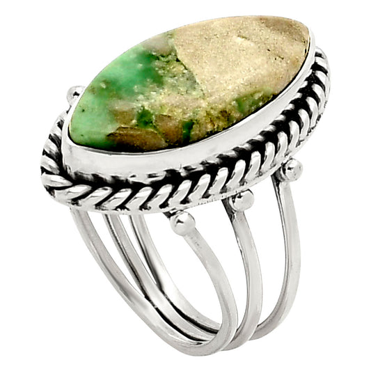 Natural Utah Variscite Ring size-7 R-1010 SDR249433