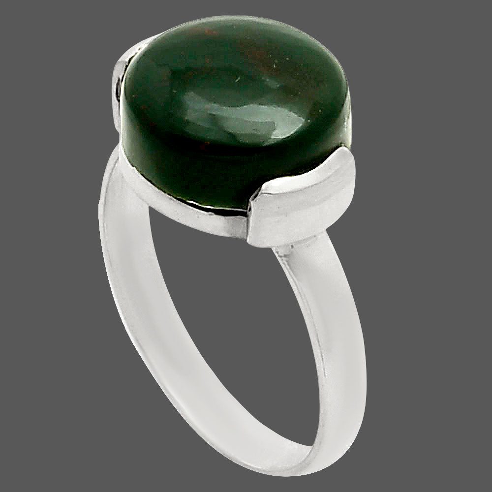 Natural Blood Stone - India Ring size-7 R-1173 SDR249521