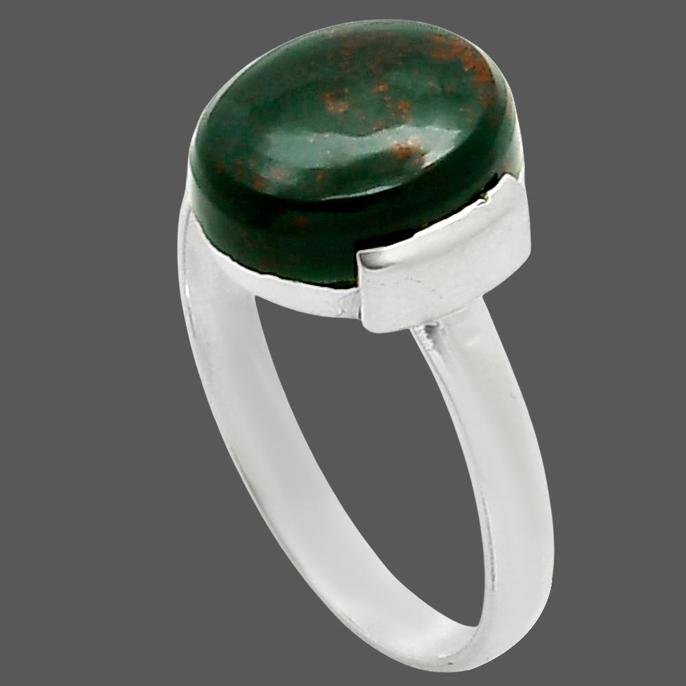 Natural Blood Stone - India Ring size-10 R-1173 SDR249537