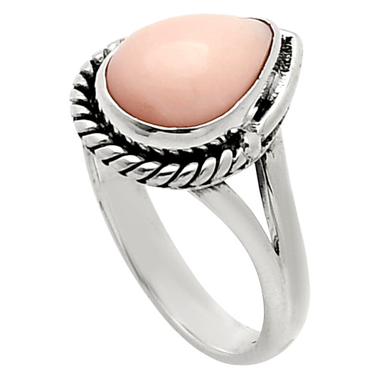 Natural Pink Opal - Australia Ring size-7 R-1153 SDR249663