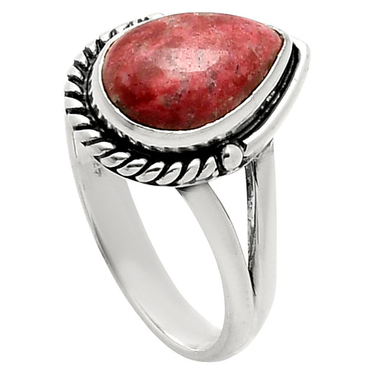 Natural Pink Thulite - Norway Ring size-8 R-1153 SDR249701