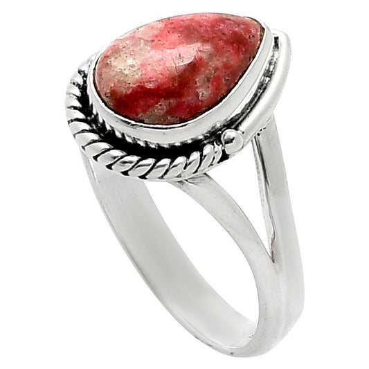 Natural Pink Thulite - Norway Ring size-9 R-1153 SDR249711