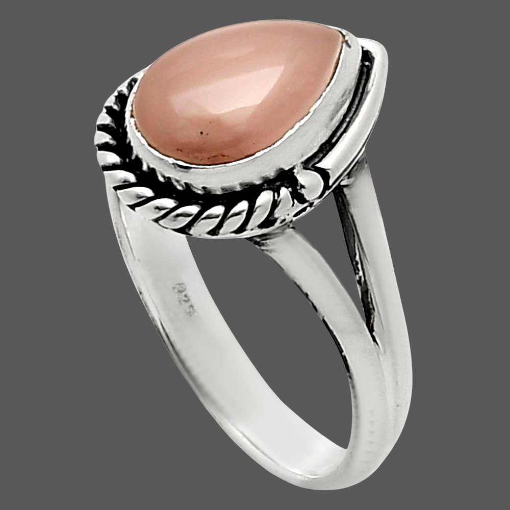 Natural Guava Quartz - Brazil Ring size-8 R-1153 SDR249721