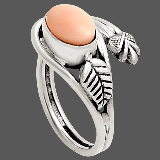 Pink Opal Ring size-6 R-1276 SDR249813