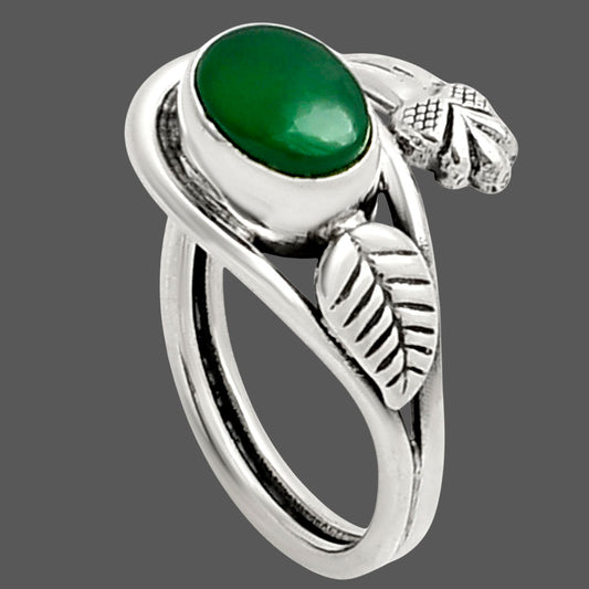 Green Onyx Ring size-6 R-1276 SDR249826