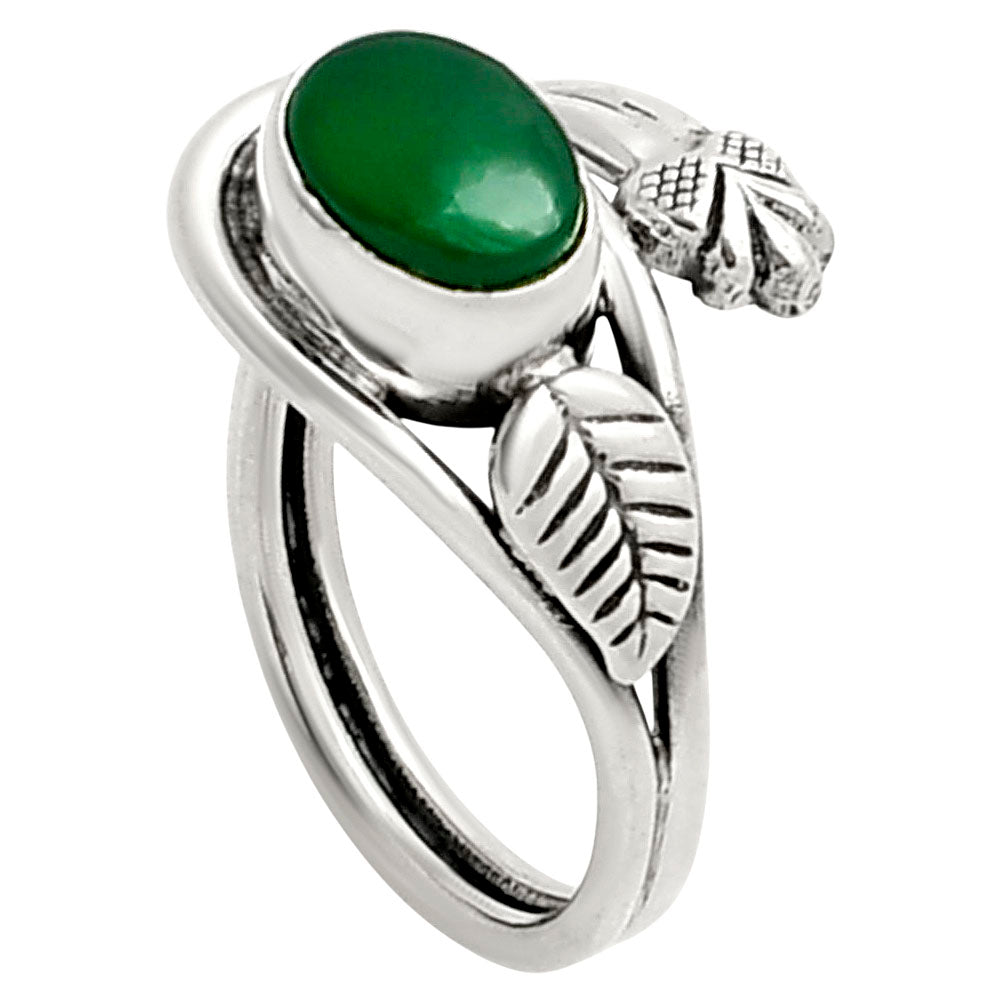 Green Onyx Ring size-6 R-1276 SDR249826