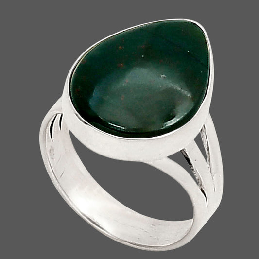 Blood Stone Ring size-7 R-1003 SDR249962