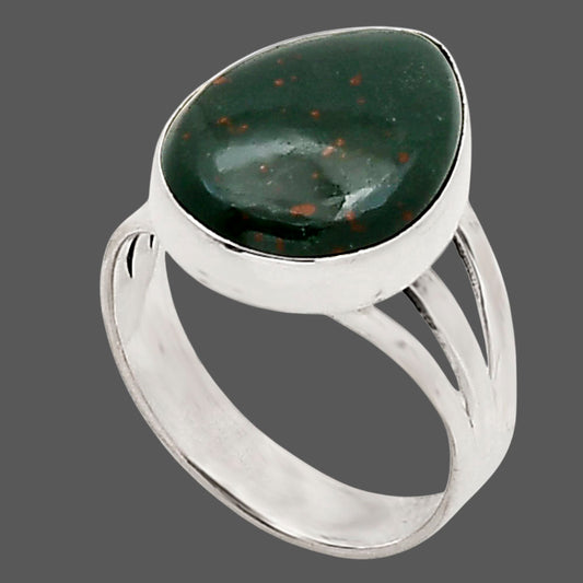 Blood Stone Ring size-8 R-1003 SDR249966