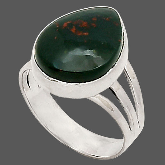Blood Stone Ring size-8 R-1003 SDR249967