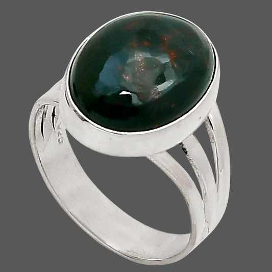 Blood Stone Ring size-8 R-1003 SDR249971