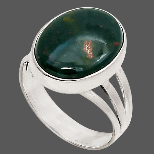Blood Stone Ring size-8 R-1003 SDR249972