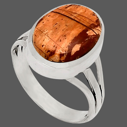 Snake Skin Jasper Ring size-9 R-1006 SDR250181
